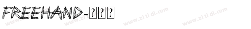 freehand字体转换