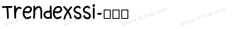 TrendexSSi字体转换