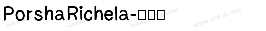 PorshaRichela字体转换