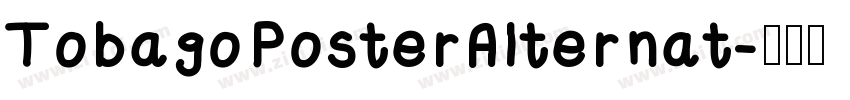 TobagoPosterAlternat字体转换