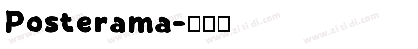 Posterama字体转换