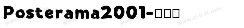 Posterama2001字体转换