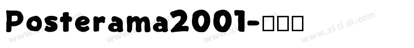 Posterama2001字体转换