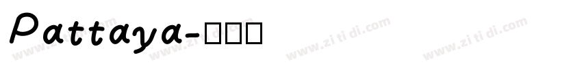 Pattaya字体转换