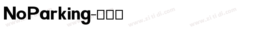 NoParking字体转换