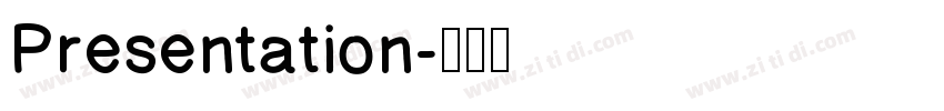 Presentation字体转换