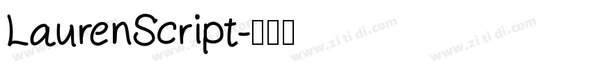 LaurenScript字体转换