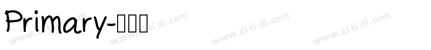 Primary字体转换