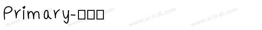 Primary字体转换
