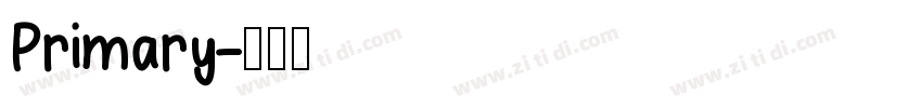 Primary字体转换