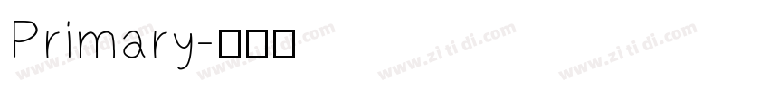 Primary字体转换