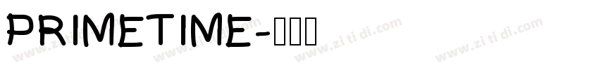 PRIMETIME字体转换