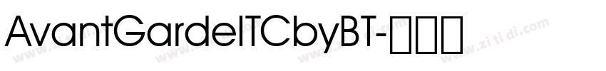 AvantGardeITCbyBT字体转换