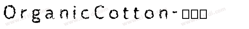 OrganicCotton字体转换