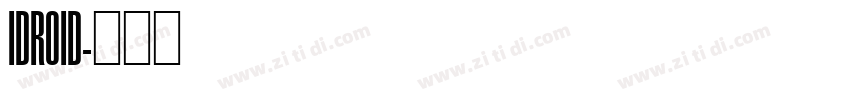 IDroid字体转换