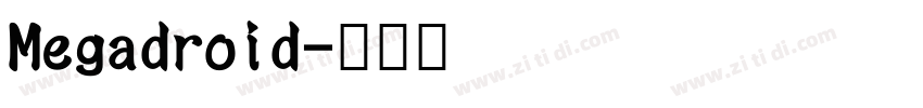 Megadroid字体转换