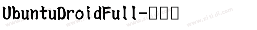 UbuntuDroidFull字体转换
