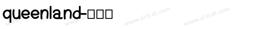 queenland字体转换