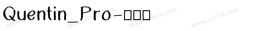 Quentin_Pro字体转换