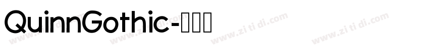 QuinnGothic字体转换