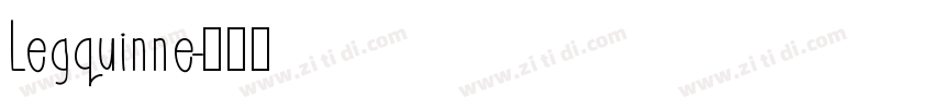 Legquinne字体转换