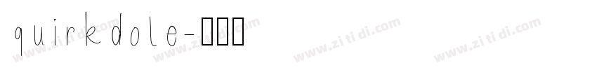 quirkdole字体转换