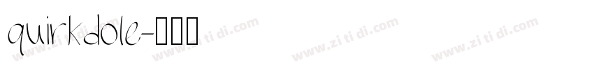 quirkdole字体转换