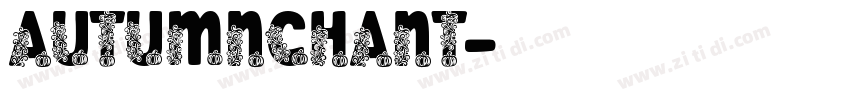 AutumnChant字体转换