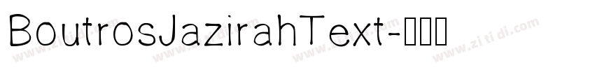 BoutrosJazirahText字体转换