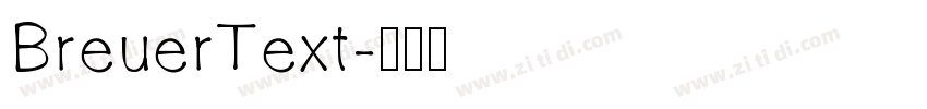 BreuerText字体转换