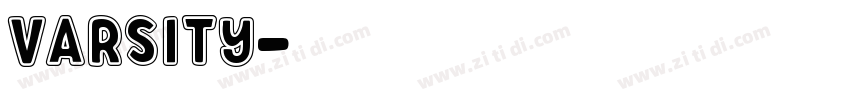 Varsity字体转换