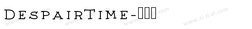 DespairTime字体转换