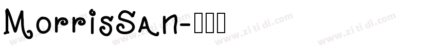 MorrisSan字体转换
