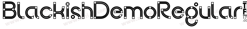 BlackishDemoRegular字体转换