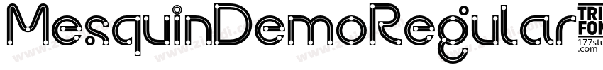 MesquinDemoRegular字体转换