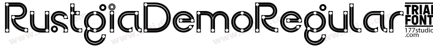 RustgiaDemoRegular字体转换