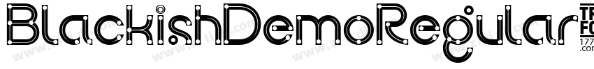 BlackishDemoRegular字体转换
