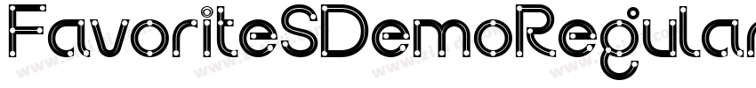 FavoriteSDemoRegular字体转换