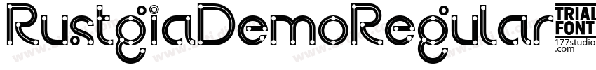 RustgiaDemoRegular字体转换