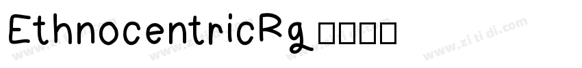 EthnocentricRg字体转换