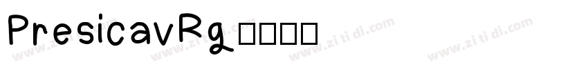 PresicavRg字体转换
