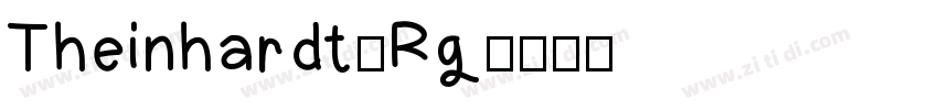 Theinhardt-Rg字体转换