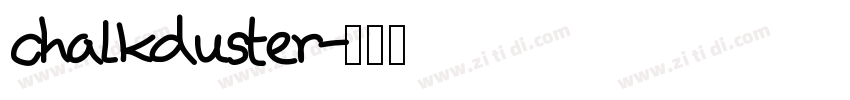 chalkduster字体转换