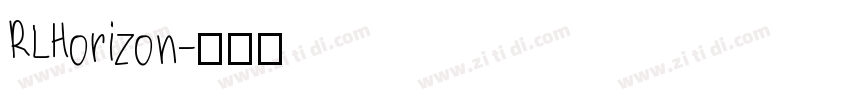 RLHorizon字体转换