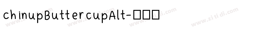 ChinupButtercupAlt字体转换