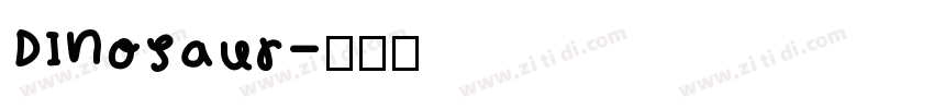 DINosaur字体转换