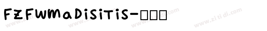 FZFWMaDiSiTiS字体转换