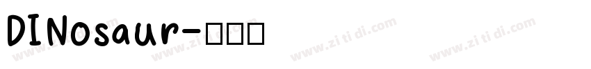 DINosaur字体转换