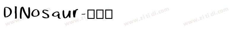 DINosaur字体转换