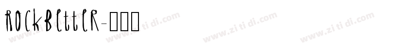 RockBetter字体转换